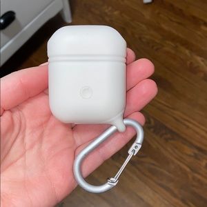 White AirPod case